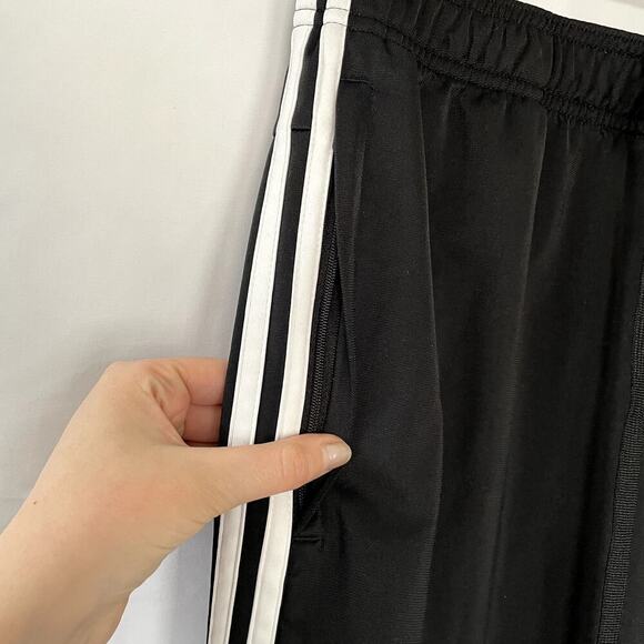 Adidas black and white casual athletic pants zipper pocket women's size medium - Picture 3 of 8